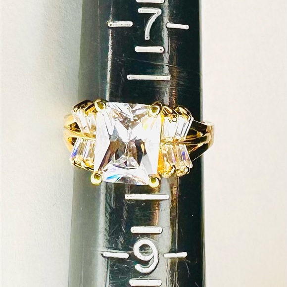 NEW!! Size 8 14k Gold over Sterling Silver Ring - Picture 5 of 5